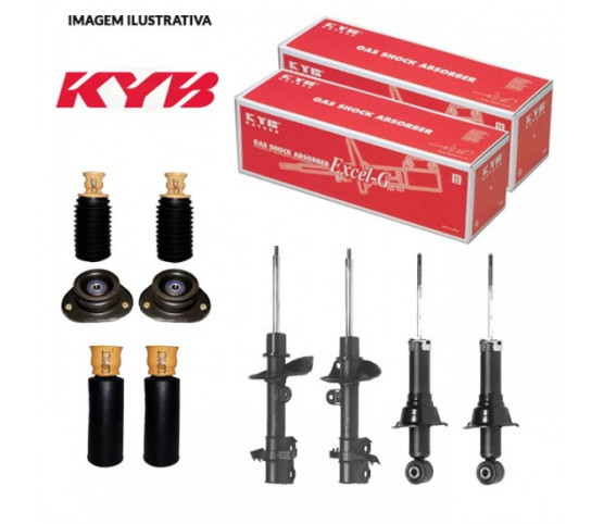 4 Amoprtecedores Kayaba + Kits Toyota Corolla 98/02
