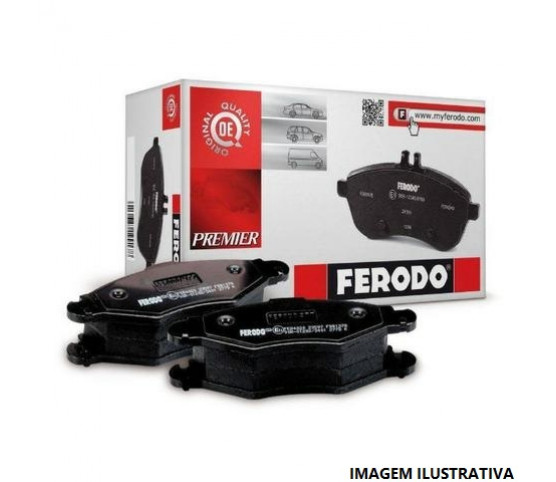 Pastilhas Freio Dianteiro Ferodo Nissan Frontier 02/04 Pathfinder 88/90 HQF2225AC