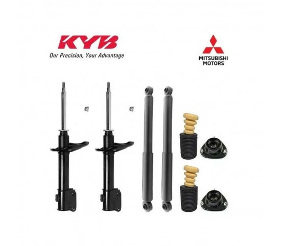 4 Amortecedores Kayaba + Kits Pajero Io 98/01