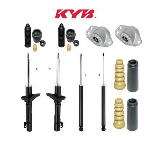 4 Amortecedores Kayaba + Kits Vw Golf 99/14