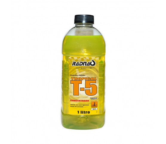 Aditivo Radiador Radnaq Tropical T5 Concentrado Amarelo Orgânico