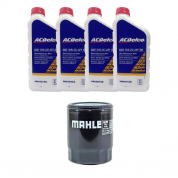 Kit Troca Óleo Acdelco 5W30 Honda New Civic 1.8 16V 2007/2011