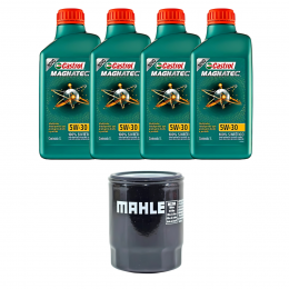 Kit Troca Óleo Castrol 5W30 Honda New Civic 1.8 16V 2007/2011