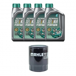 Kit Troca Óleo Petronas 5W30 Honda New Civic 1.8 16V 2007/2011