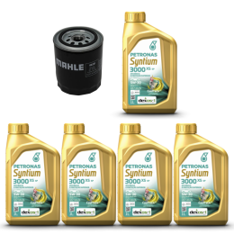 Kit Troca Óleo Petronas Syntium 5w30 3000 XS API Sintético Ford Ranger 4.0 v6 1997/