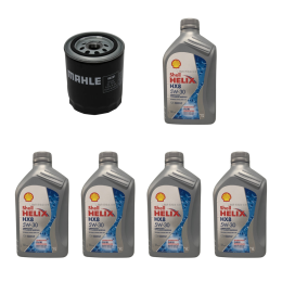 Kit Troca Óleo Shell Helix Hx8 5w30 Api Sn Sintético Ford Ranger 4.0 v6 1997/