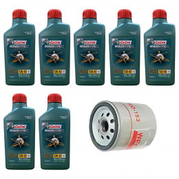 Kit Troca Óleo Castrol 5w40 Hilux Tgn 2.5 2Kdftv 2001/2004