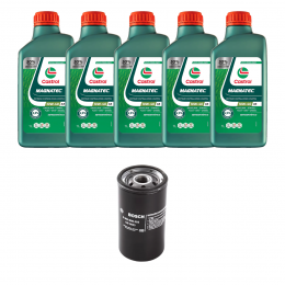 Kit Troca Óleo Castrol 10w40 Mondeo 1.8 16V Zetec 1993/1996