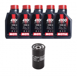 Kit Troca Óleo Motul 10w40 Mondeo 1.8 16v Zetec 1993/1996