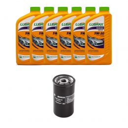 Kit Troca Óleo Lubrax 5w30 Ford Mondeo 2.5 24v V6 1996/2001