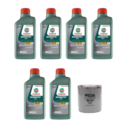 Kit Troca Óleo Castrol 5w30 Volvo Xc60 2.0 T5 2010/2015