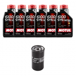 Kit Troca Óleo Motul 5w30 Ford Mondeo 2.5 24v V6 1996/2001