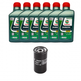Kit Troca Óleo Castrol 5w30 Ford Mondeo 2.5 24V V6 1996/2001