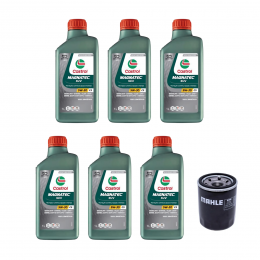 Kit Troca Óleo Castrol 5w30 Optima 2.4 16V 180cv 2013/2014