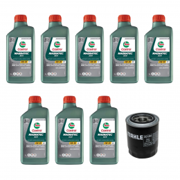 Kit Troca Óleo Castrol 5w30 Kia Bongo 2.5 2012/