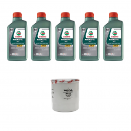 Kit Troca Óleo Castrol 5W30 Jeep Compass 2.0 16V 156cv 12/16