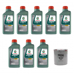 Kit Troca Óleo Castrol 5W30 Hilux Gun Sw4 2.8 1GDFTV 2016/