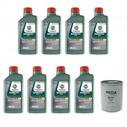 Kit Troca Óleo Castrol 5W30 Range Rover Sport 4.2 V8 05/09