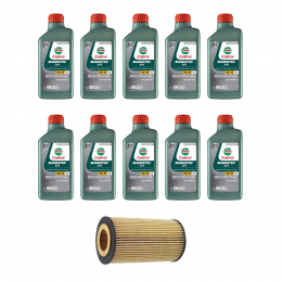 Kit Troca Óleo Castrol 5W30 Range Rover Vogue 4.4 V8 11/13