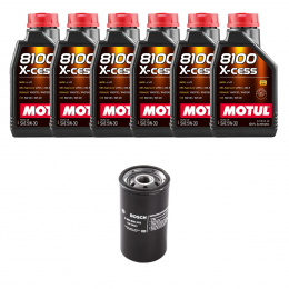Kit Troca Óleo Motul 5w30 Ford Edge 3.5 V6 Duratec 2008/2015