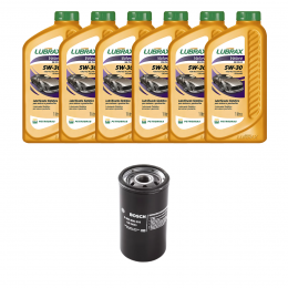 Kit Troca Óleo Lubrax 5w30 Edge 3.5 V6 Duratec 2008/2015