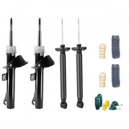4 Amortecedores Nakata + Kits - Ford Escort Perua Sw 96/03