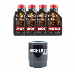 Kit Troca Óleo Motul 5W30 Honda New Civic 1.8 16V 2007/2011