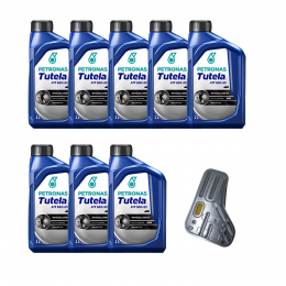 Kit Troca Óleo Transmissão Automática Petronas Tutela ATF 500 VW Tiguan 1.4