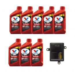Kit Troca Óleo Transmissão Automática Valvoline Max ATF Dexmerc  VW Polo Virtus 1.0 TSI