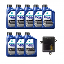 Kit Troca Óleo Transmissão Automática Petronas Tutela ATF 500 VW Polo Virtus 1.0 TSI