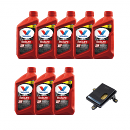 Kit Troca Óleo Transmissão Automática Valvoline Max ATF Dexmerc VW Polo Virtus 1.6 MSI
