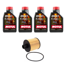 Kit Troca Óleo Motul Fiat Toro Diesel 16/24