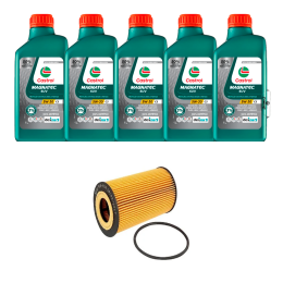 Kit Troca Óleo Castrol Magnatec SUV 5W30 Volvo V40 2013/ XC60 2015/