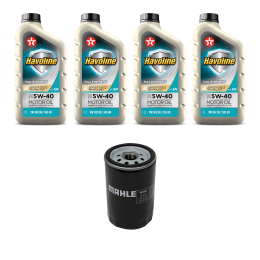 Kit Troca Óleo Havoline 5W40 VW Golf Bora Polo Passat Jetta Audi A3 A4