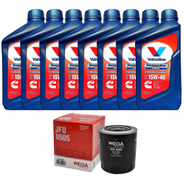 Kit Troca Óleo Valvoline TD 15w40 Mitsubishi L200 2.5 01/12