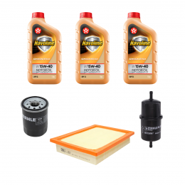 Óleos e Filtros Fiat Uno Mille Fire 1.0 8V Flex 2005/2012 15w40 (Kit Revisão)