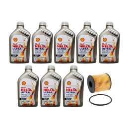 Kit Troca Oleo Shell 5w30 Defender 110 130 2.4 2007/2010