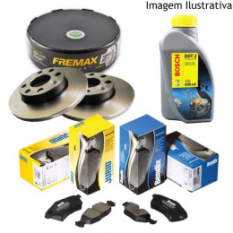 Freio Discos Pastilhas Fluido Volkswagen Gol 1.6 95/00 (Kit Dianteiro)