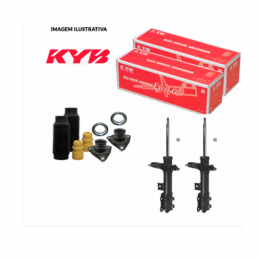 4 Amortecedores Kayaba + Kits Completo Nissan Livina 2009/