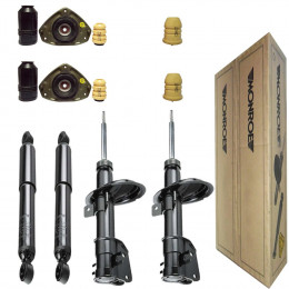 4 Amortecedores Monroe + Kits Fiat Marea 1.8 SX 1999/2005