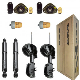 4 Amortecedores Monroe + Kits Fiat Marea 2.0 20v Turbo 1998/2007