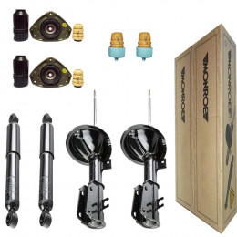 4 Amortecedores Monroe + Kits Fiat Marea 2.4 ELX HLX 2000/2003