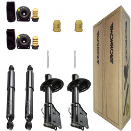 4 Amortecedores Monroe + Kits Fiat Palio Weekend 1995/2000