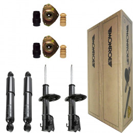 4 Amortecedores Monroe + Kits Fiat Tempra SW 2.0 1994/1997