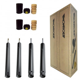 4 Amortecedores Monroe + Kits Fiat Uno 1993/1998