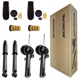 4 Amortecedores Monroe + Kits Ford Courier 1.4 1.6 1997/