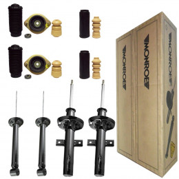 4 Amortecedores Monroe + Kits Ford Escort L GL Ghia 1993/1996