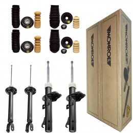4 Amortecedores Monroe + Kits Ford Fiesta 1.0 1.3 1.6 1996/2000