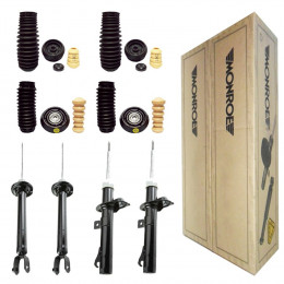 4 Amortecedores Monroe + Kits Ford Ka 1.0 1.6 1996/2007