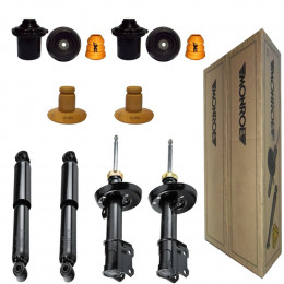 4 Amortecedores Monroe + Kits GM Astra 1.8 2.0 1998/2012